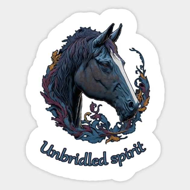 horse spirit Sticker by ElArrogante